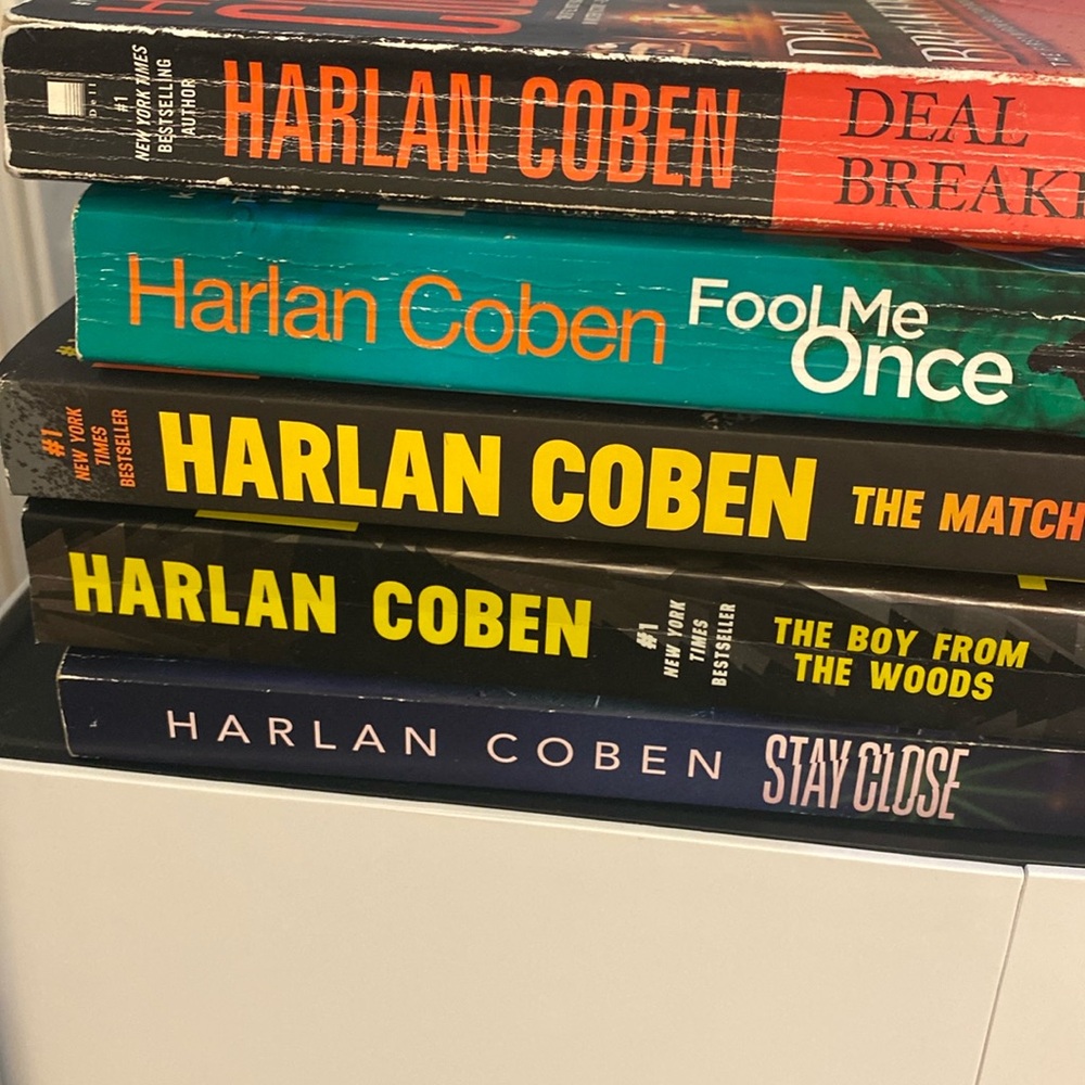 Harlan Coben book lot